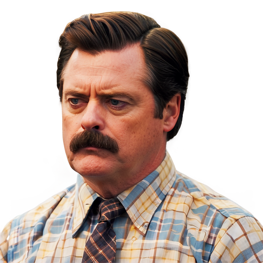 Animated Ron Swanson Png Jhf70 PNG Image