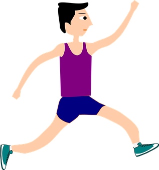 Animated Runnerin Action PNG Image