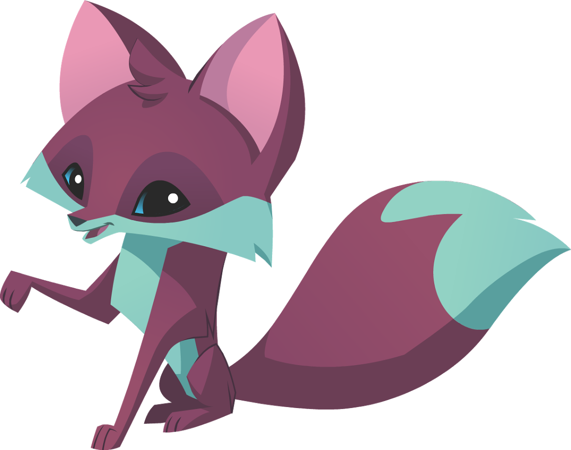 Animated Smiling Fox Character PNG Image