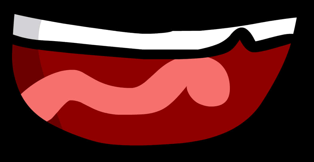 Animated Smiling Mouth Graphic PNG Image