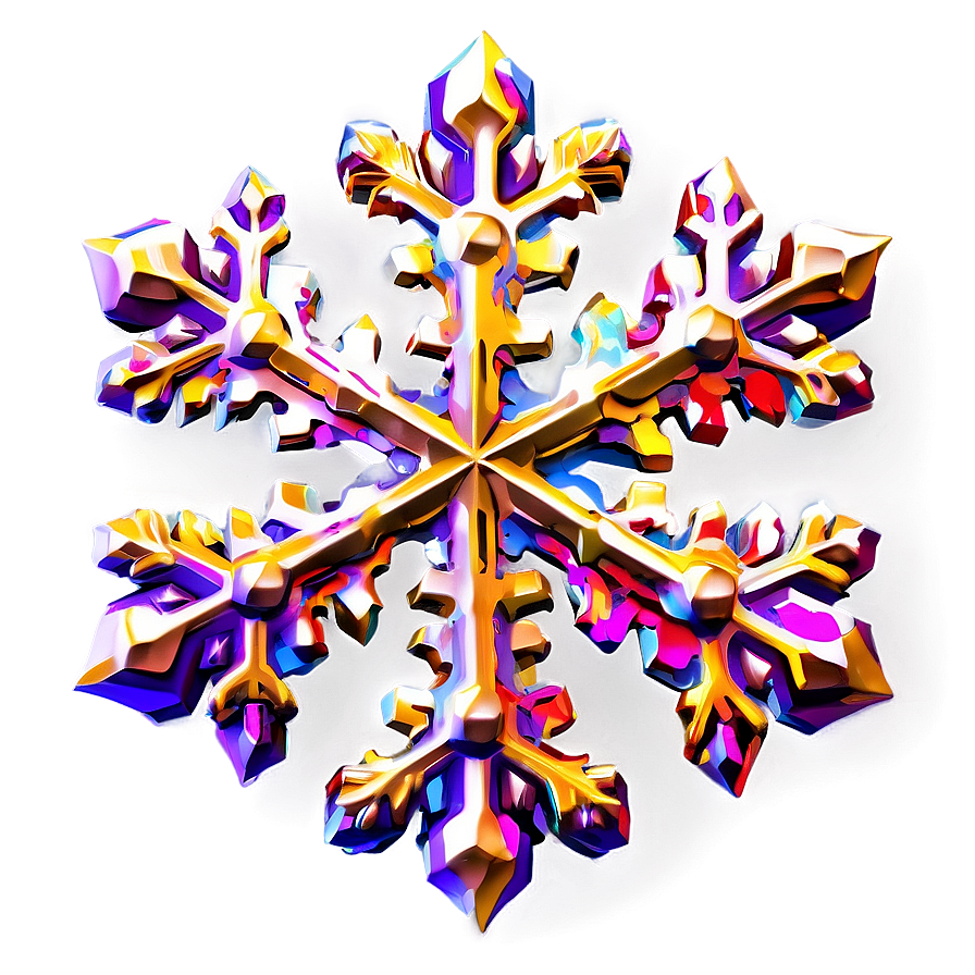 Animated Snowflake Feature Png Ink PNG Image