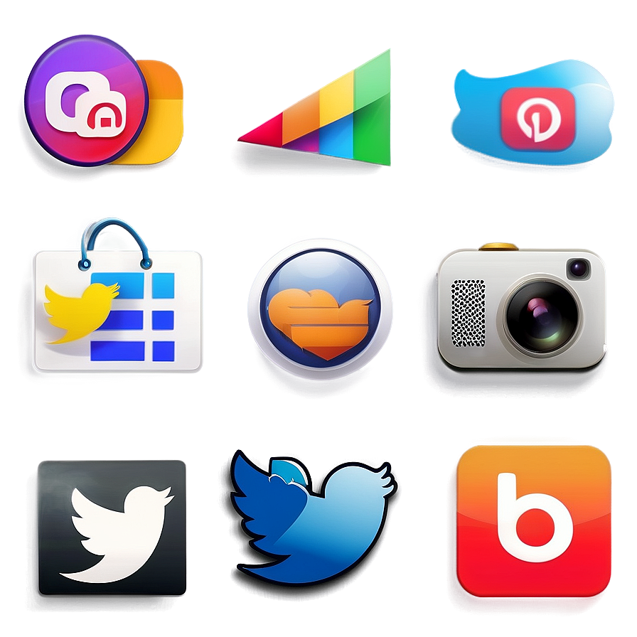 Animated Social Media Icons Png Klo PNG Image