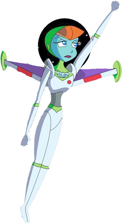 Animated Space Ranger Female Character PNG Image