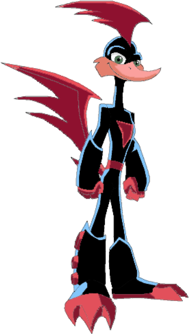 Animated Speedster Character PNG Image