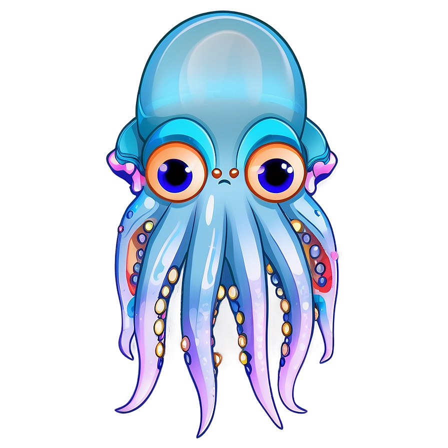 Animated Squid Graphic Png 2 PNG Image