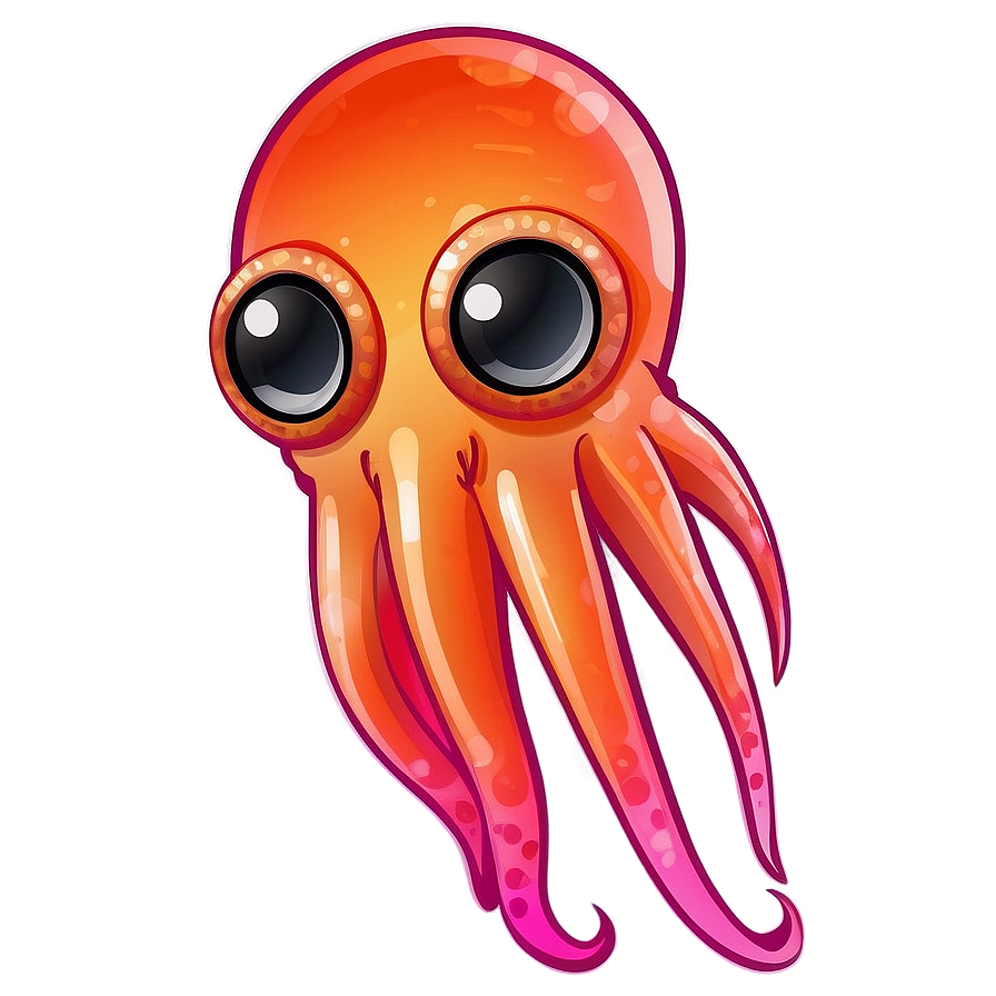 Animated Squid Graphic Png 70 PNG Image