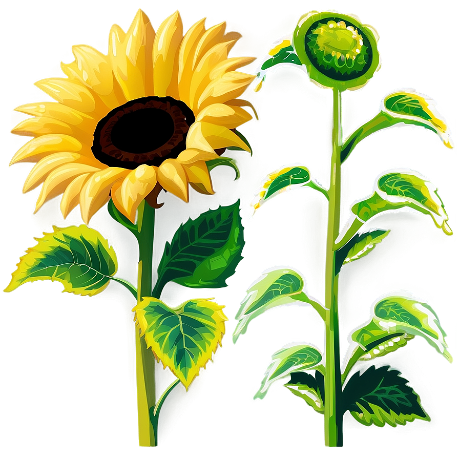 Animated Sunflower Gif Png 18 PNG Image