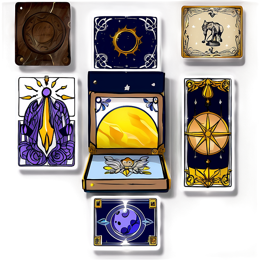 Animated Tarot Cards Png Ndj30 PNG Image