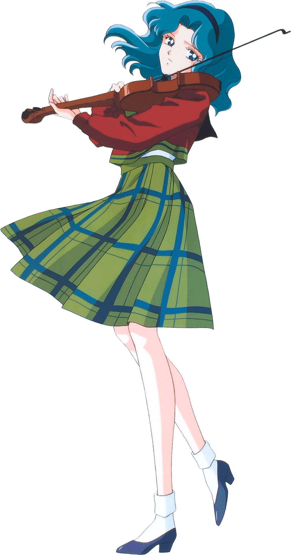 Animated Violinist Girl PNG Image