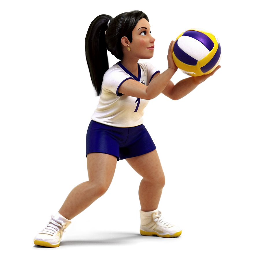 Animated Volleyball Action Png 25 PNG Image