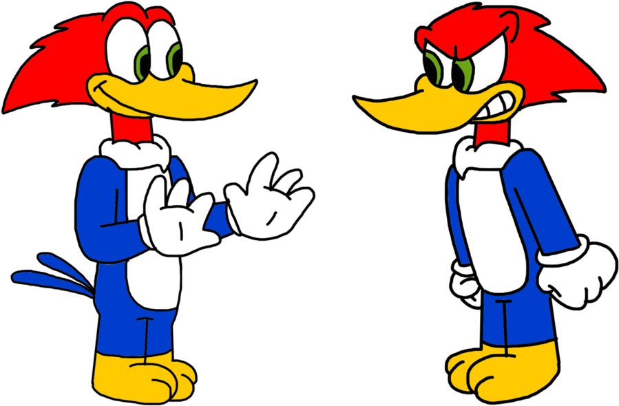 Animated Woodpecker Characters PNG Image