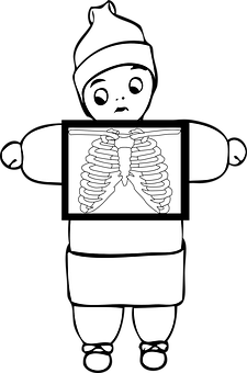 Animated Xray Costume Character PNG Image