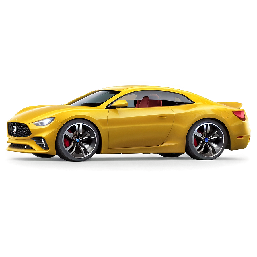 Animated Yellow Car Character Png 06292024 PNG Image