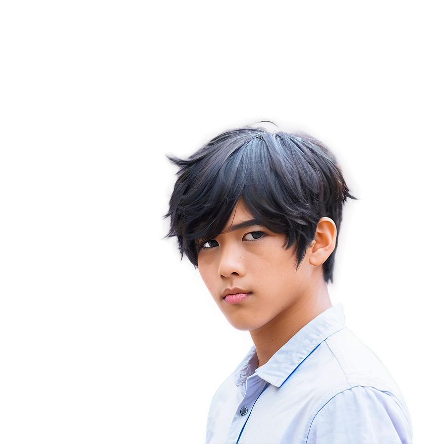 Anime Boy Hair Png 06282024 PNG Image