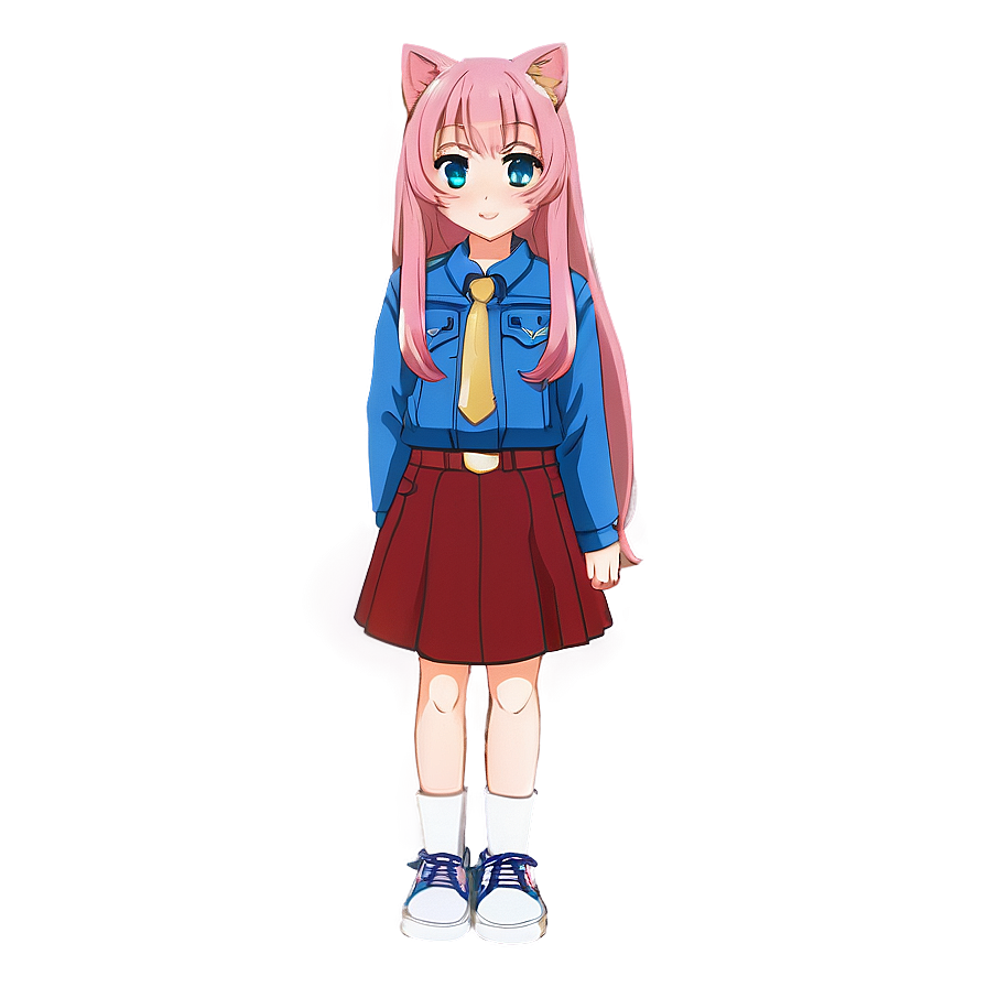 Anime Cat Girl Png Vsy41 PNG Image