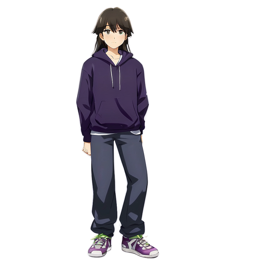 Anime Character Standing Pose Png 06252024 PNG Image