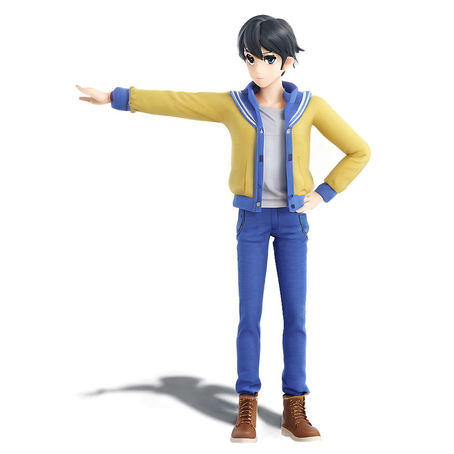 Anime Character Standing Pose Png 28 PNG Image