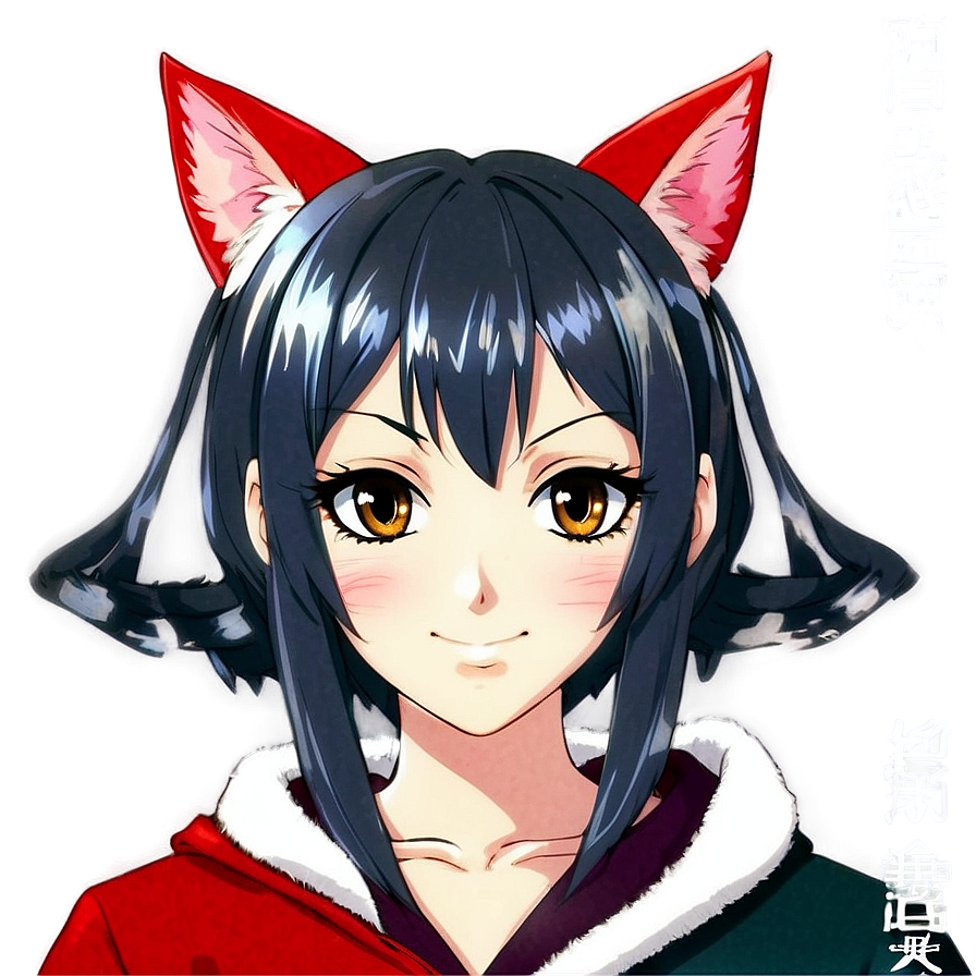 Anime Character With Cat Ears Png Epg50 PNG Image