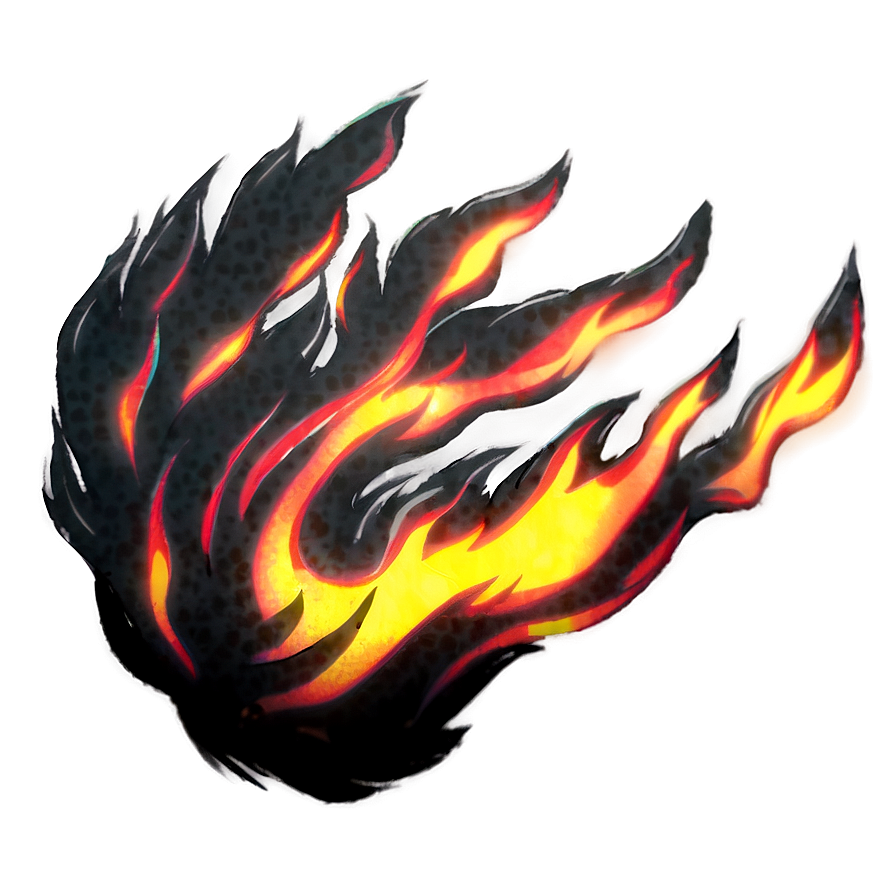 Anime Fire B PNG Image