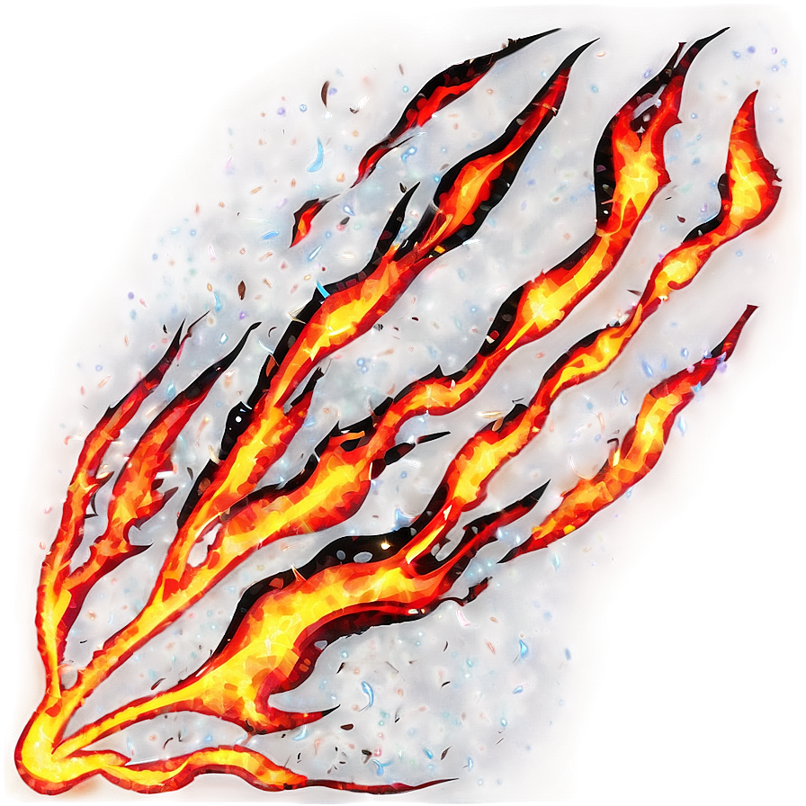 Anime Fire Effect Png 06252024 PNG Image