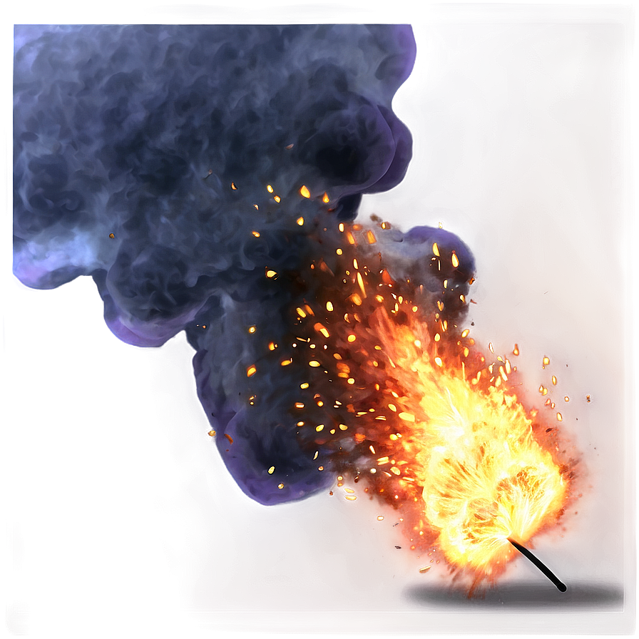 Anime Fire Explosion Art Png 55 PNG Image