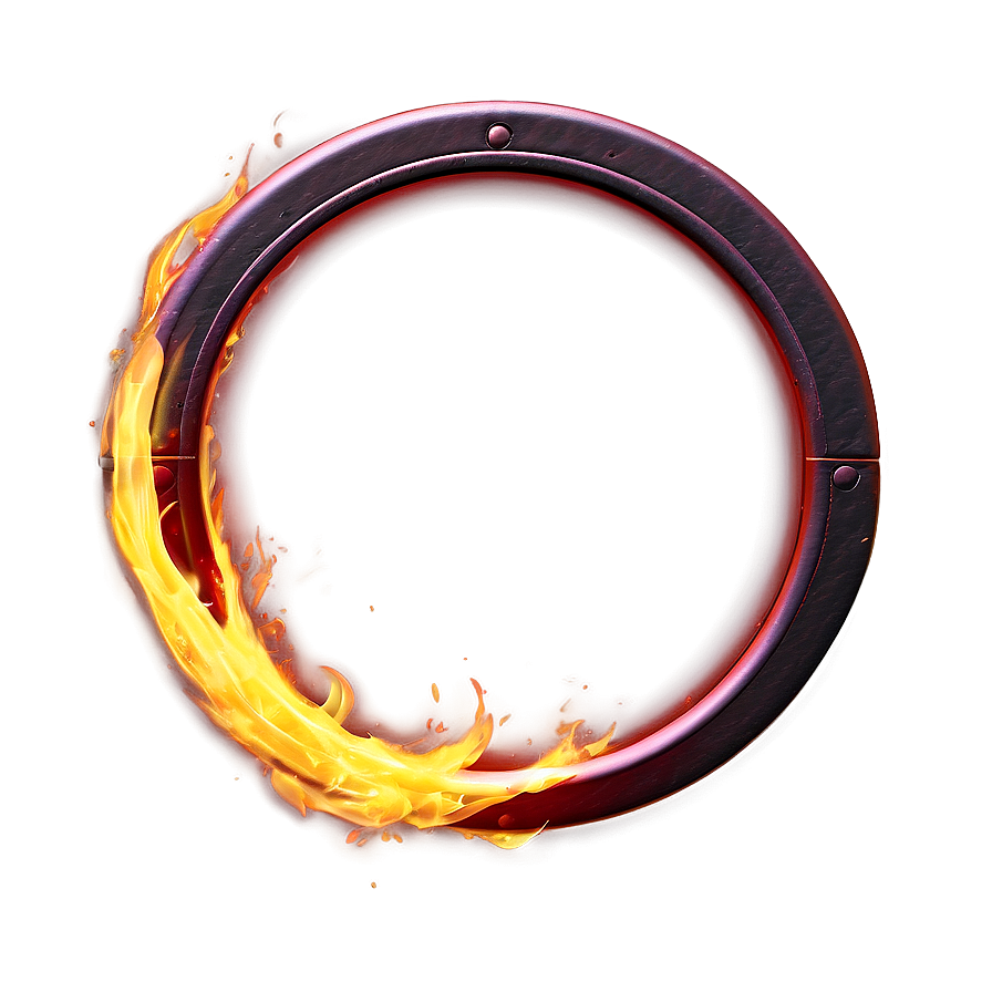 Anime Fire Magic Circle Png Hdh96 PNG Image