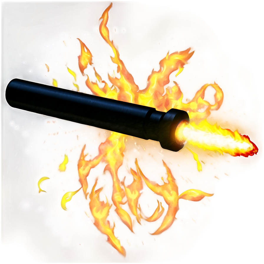 Anime Fire Power Png Imn70 PNG Image