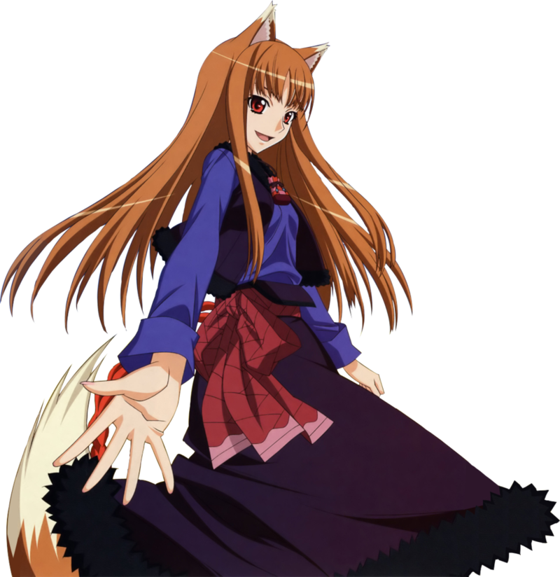 Anime_ Fox_ Girl_ Traditional_ Attire PNG Image