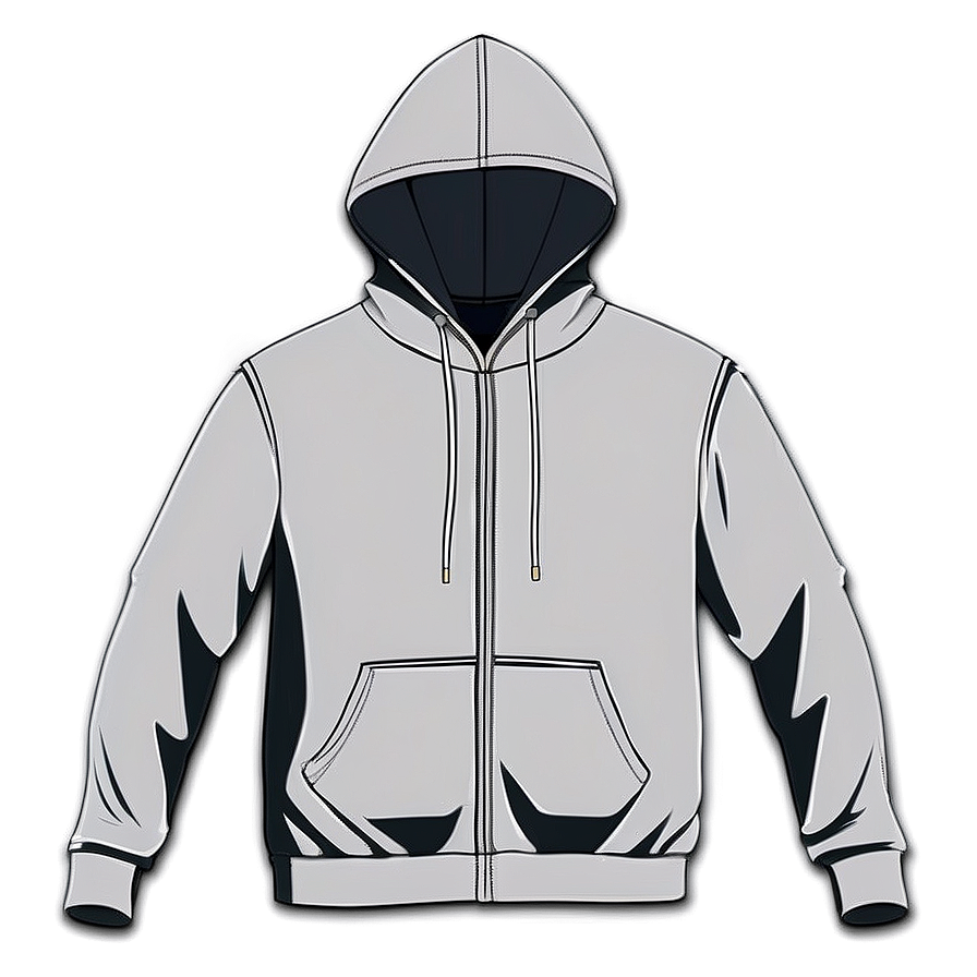 Anime Hoodie Template Png Sdd PNG Image