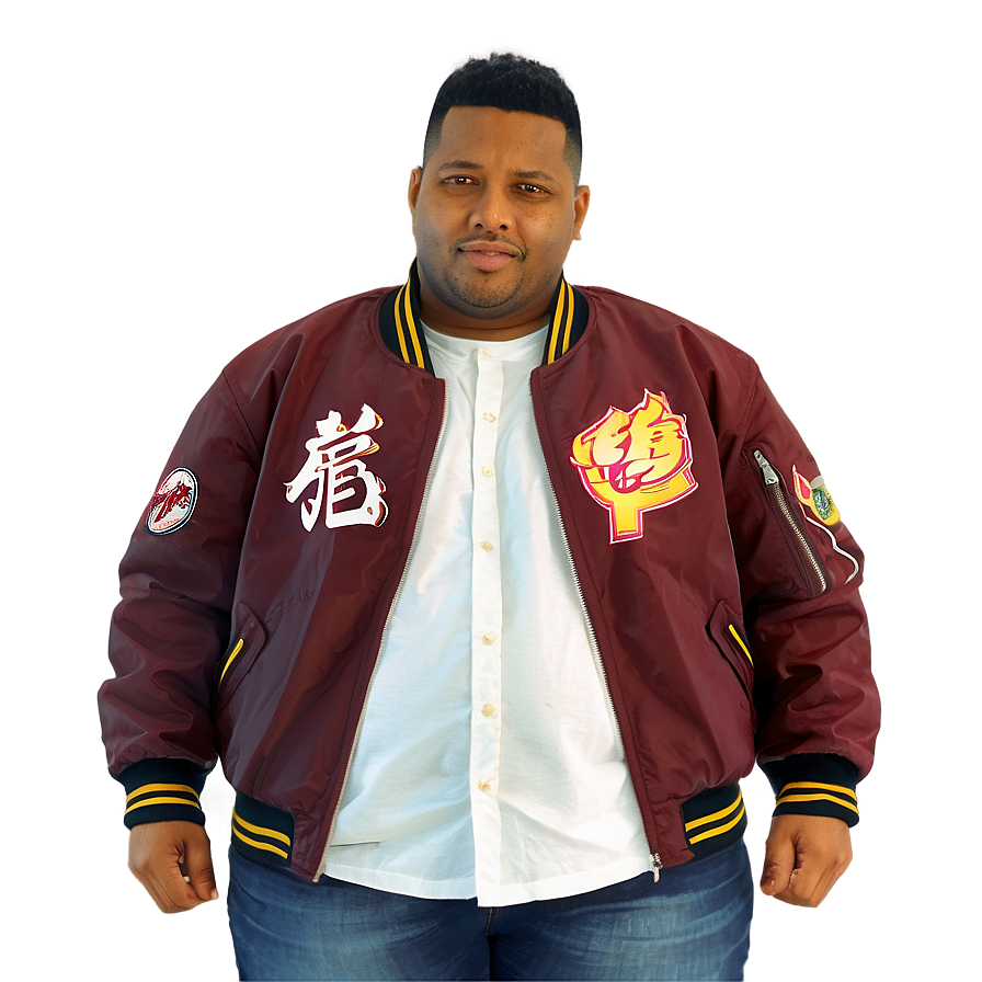 Anime Inspired Bomber Jacket Png Wia88 PNG Image