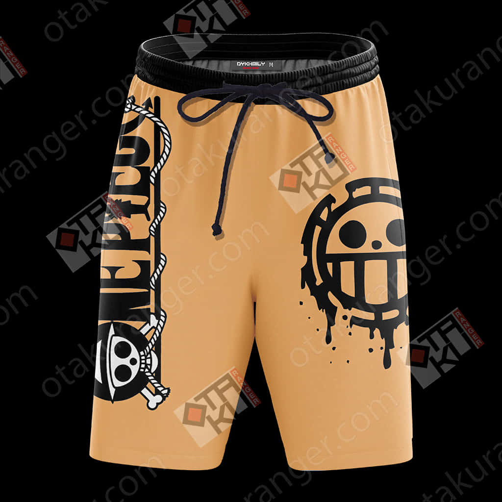 Anime Inspired Shorts Design PNG Image