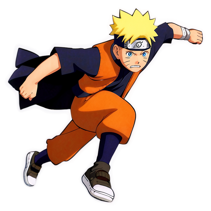 Anime Naruto Running Motion Png Dlt82 PNG Image