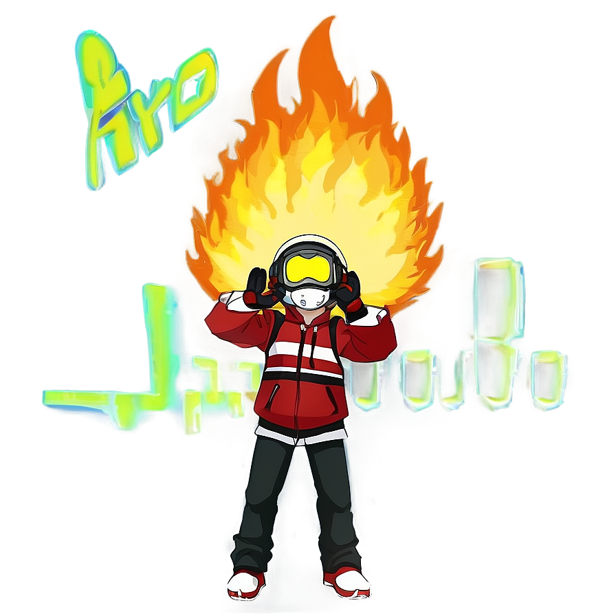 Anime Pyro Phenomenon Png 6 PNG Image