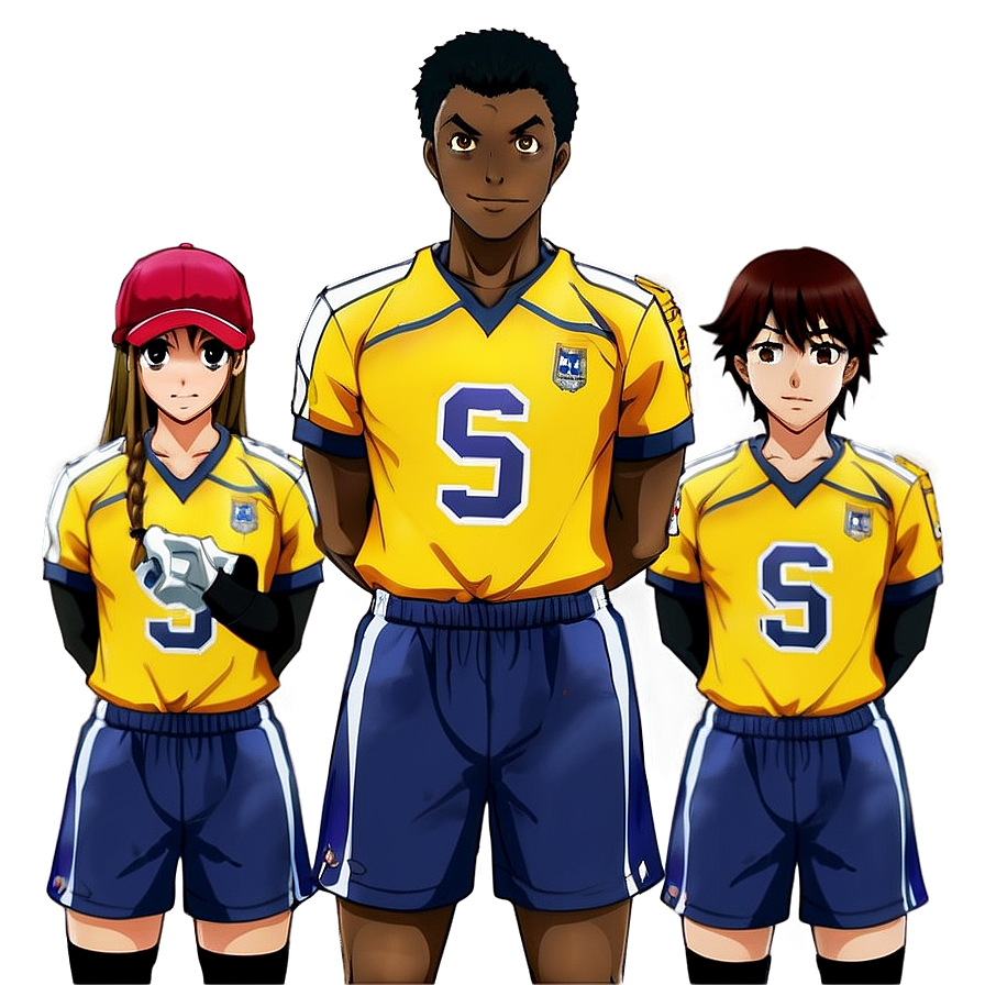 Anime Sports Team Png Oue75 PNG Image