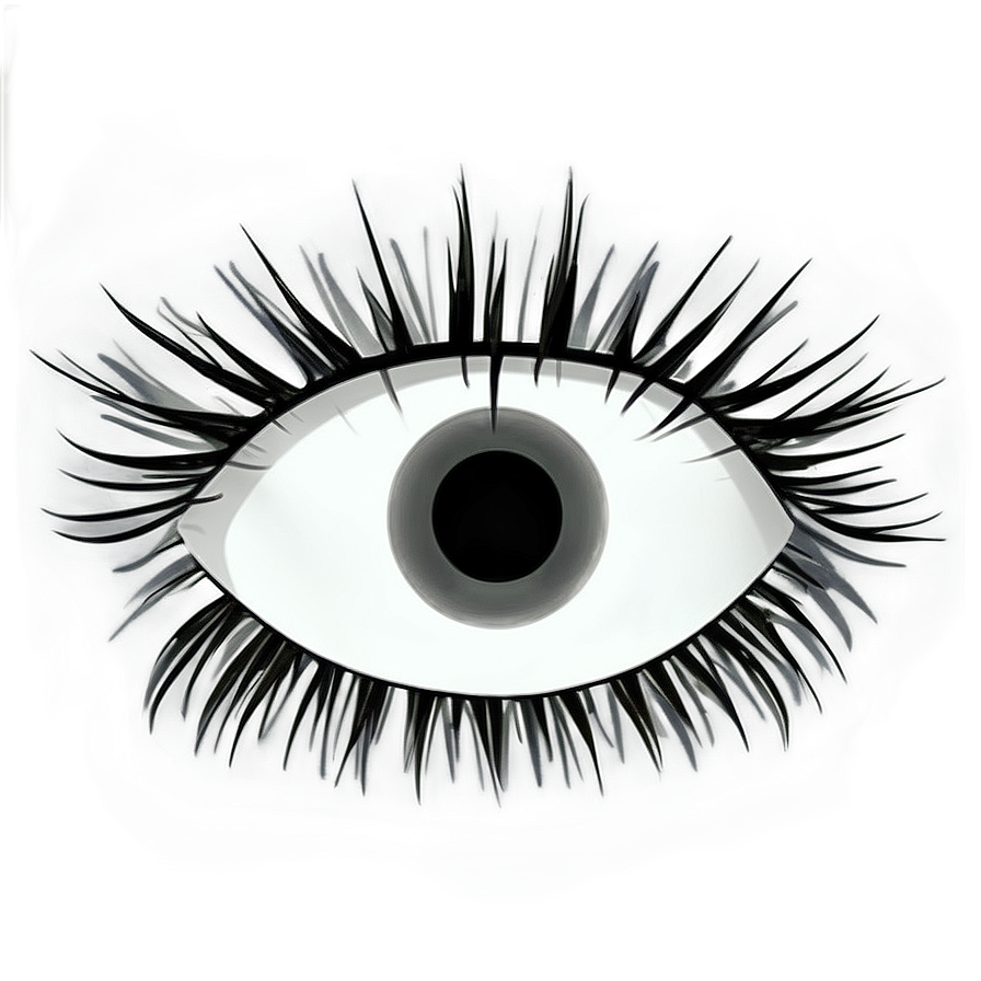 Anime Style Lashes Png 05252024 PNG Image