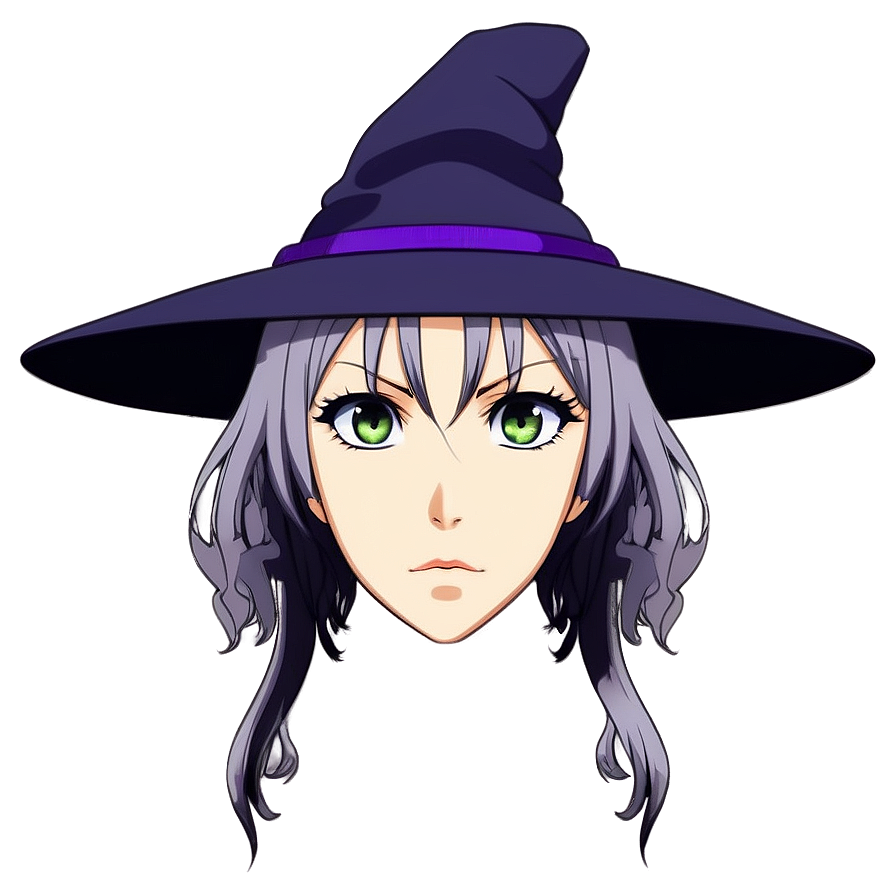 Anime Witch Face Png 06122024 PNG Image