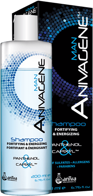 Anivagene Man Shampoo Bottle PNG Image