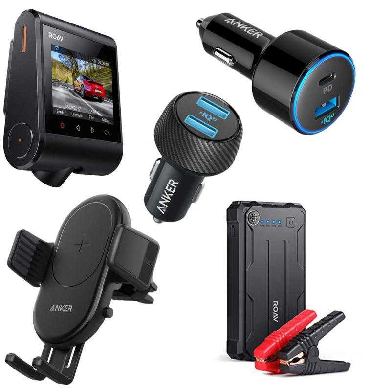 Anker Car Accessories Collection PNG Image