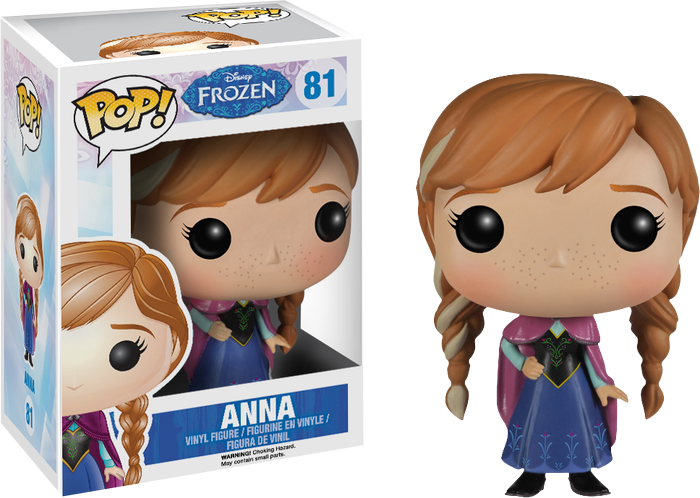 Anna Frozen Funko Pop Figure PNG Image