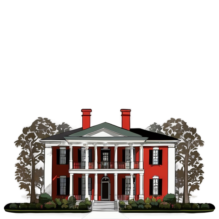 Antebellum Homes Mississippi Png Iii80 PNG Image