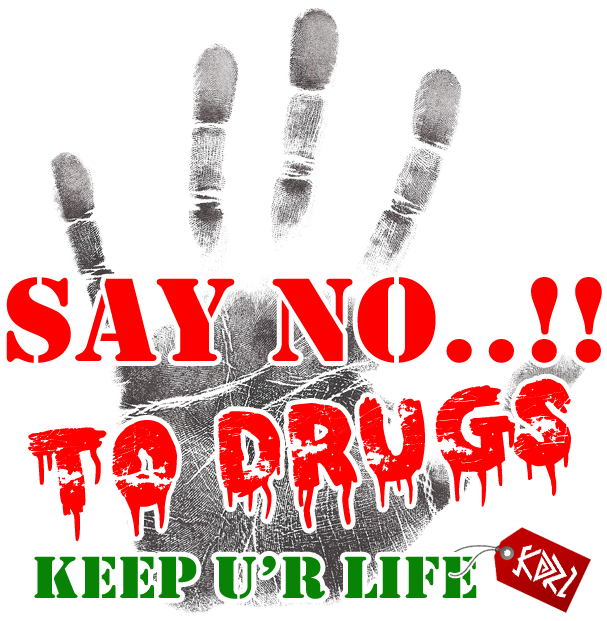 Anti Drug Campaign Poster PNG Image