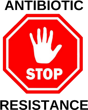 Antibiotic Resistance Stop Sign PNG Image