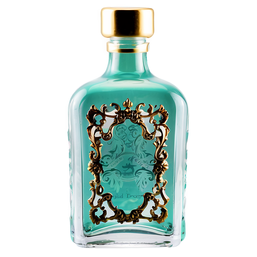 Antique Alcohol Bottle Png Cgl PNG Image