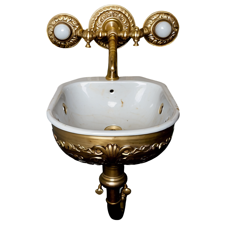 Antique Bathroom Sink Png Akq48 PNG Image