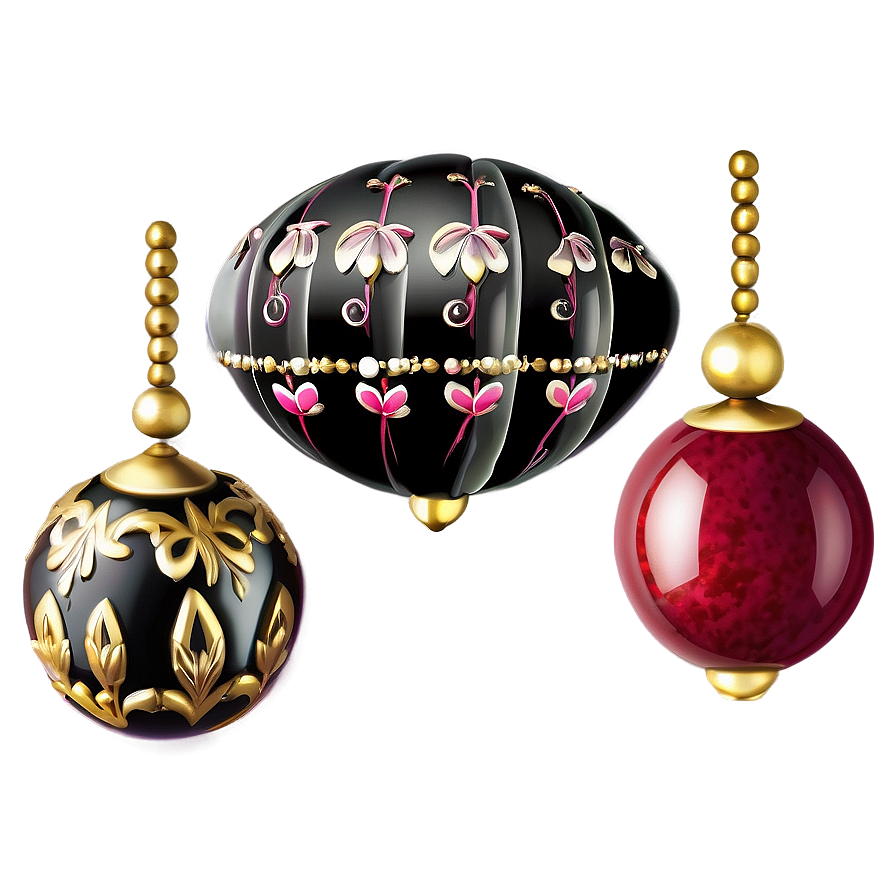 Antique Bead Collection Png 06262024 PNG Image