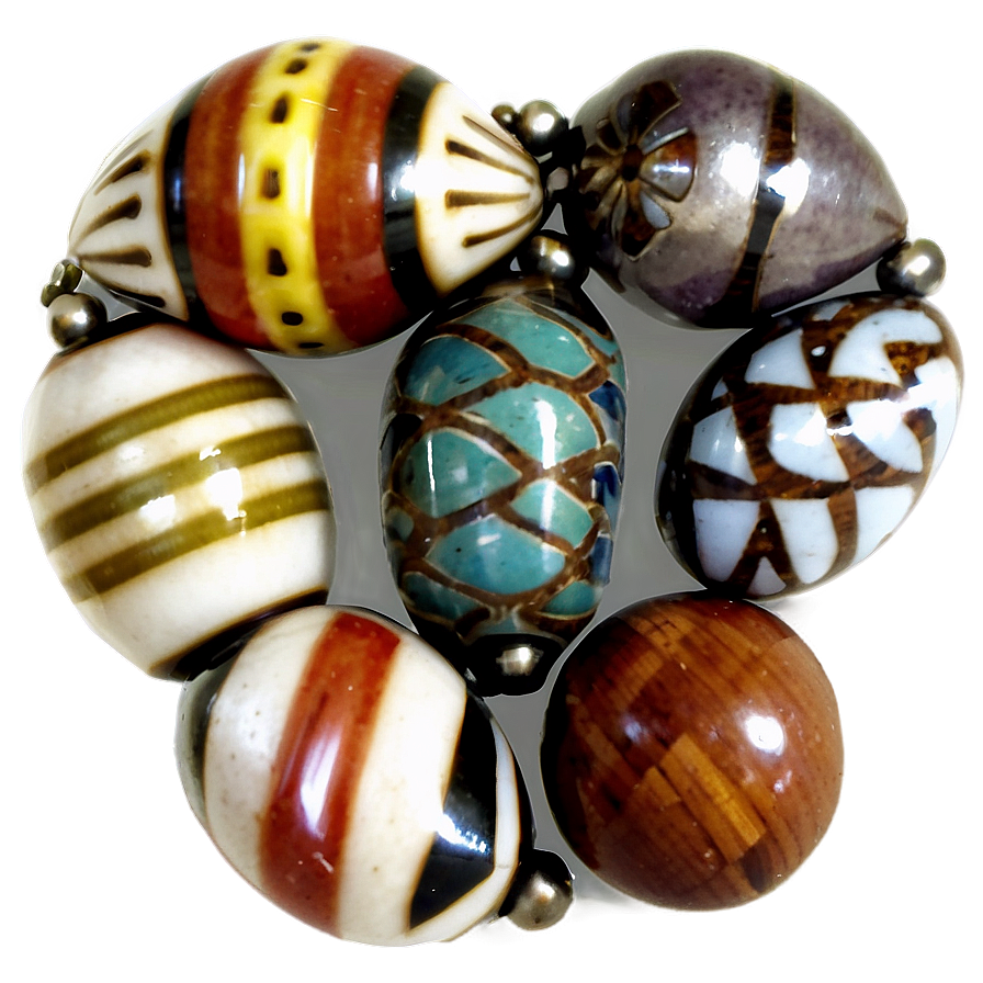 Antique Bead Collection Png Rco68 PNG Image