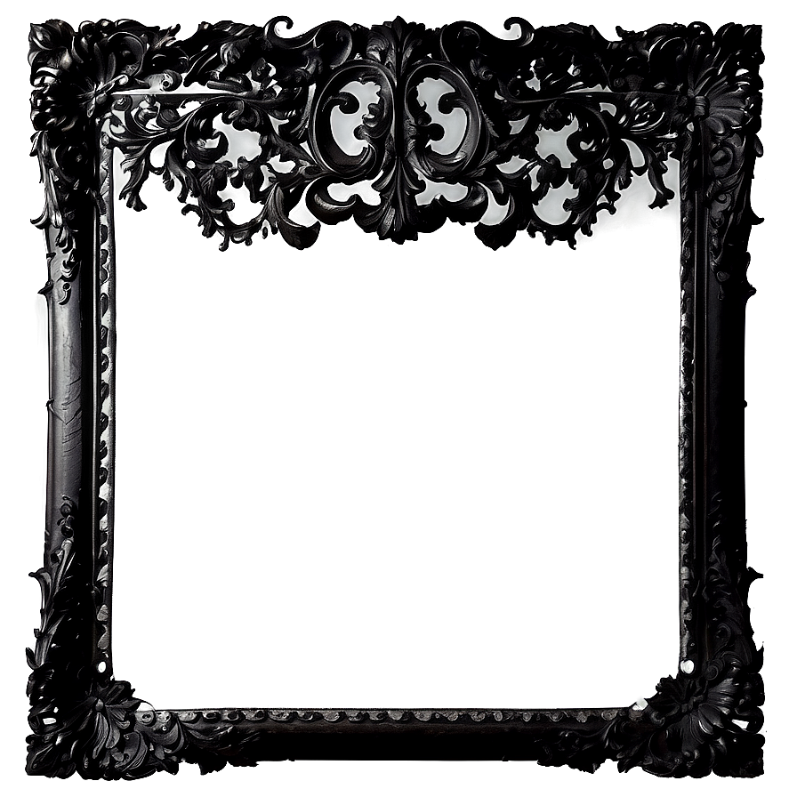 Antique Black Frame Png 05252024 PNG Image