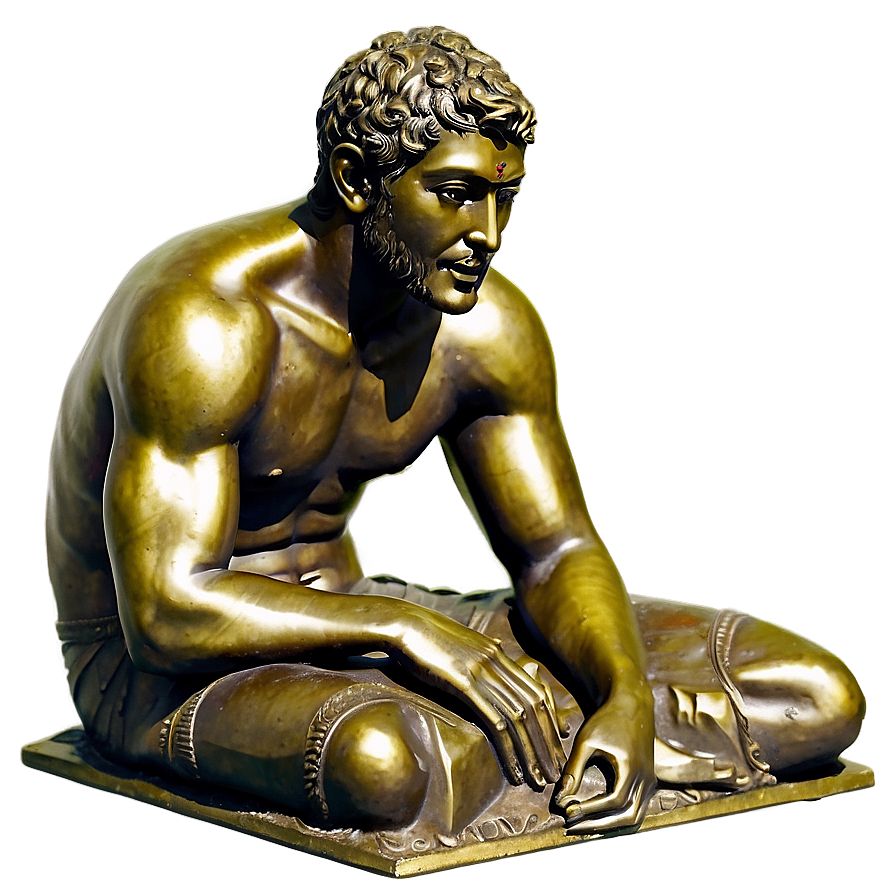 Antique Bronze Statue Png 06252024 PNG Image