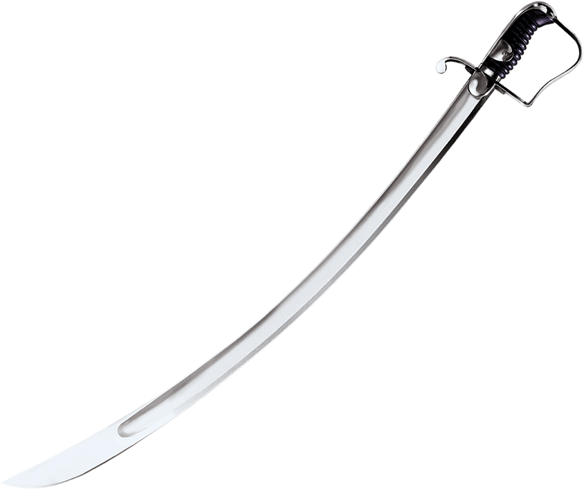 Antique Cavalry Saber Isolated PNG Image