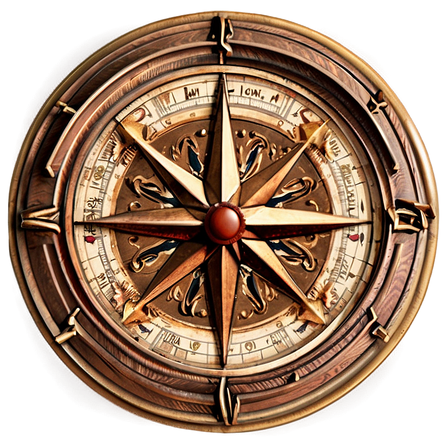 Antique Compass Rose Png 96 PNG Image